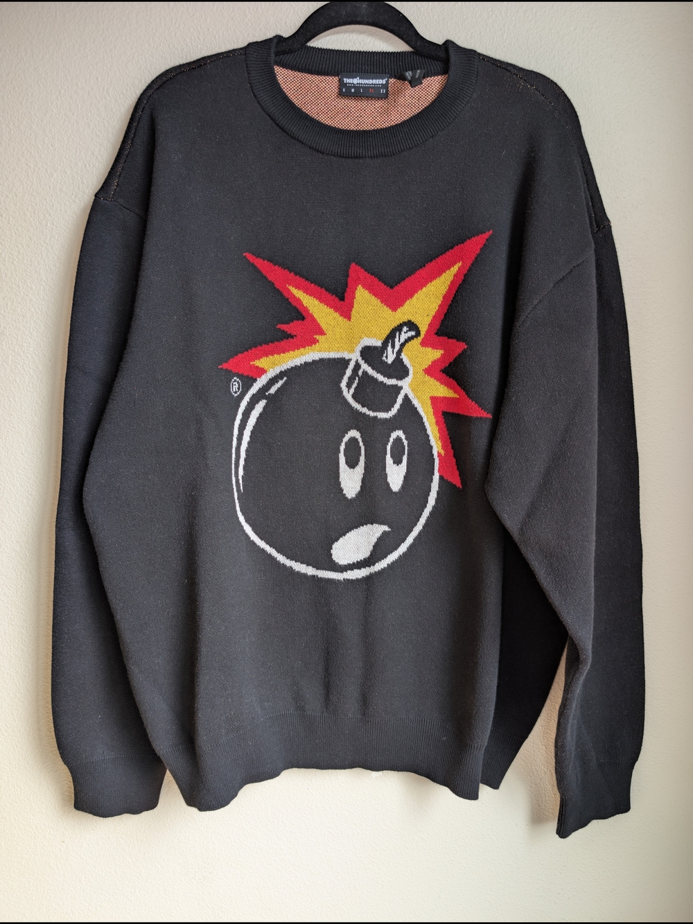 The Hundreds Adam Bomb Rare premium knit crewneck Size XL